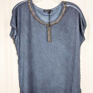 Max Jeans Short Sleeve Top